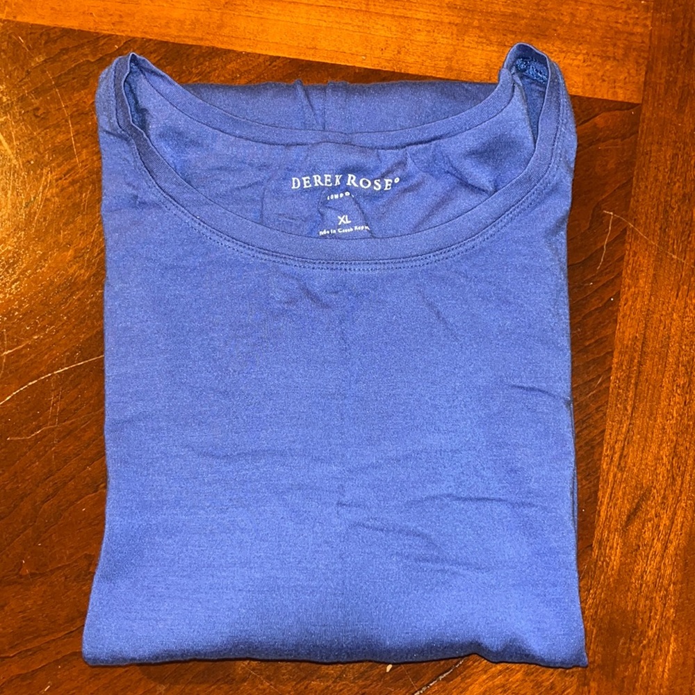 Derek Rose London short sleeve T-shirt shirt Sz XL